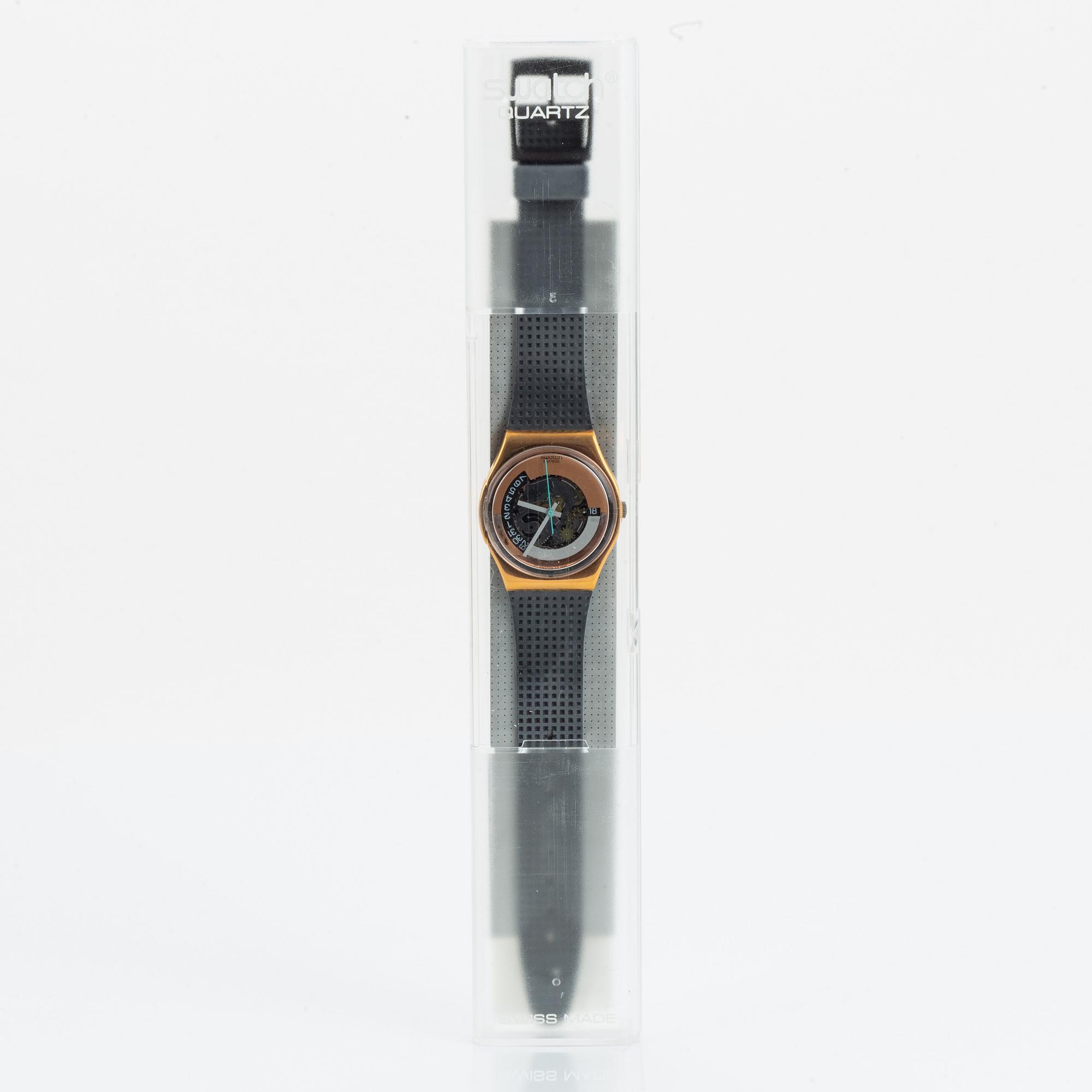 Swatch, Moonquake, wristwatch, 34 mm.