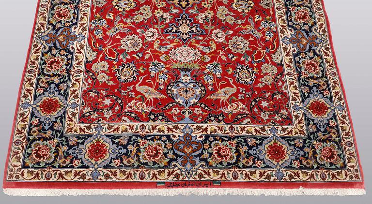 A rug, Figural Esfahan, ca 172 x 110 cm.