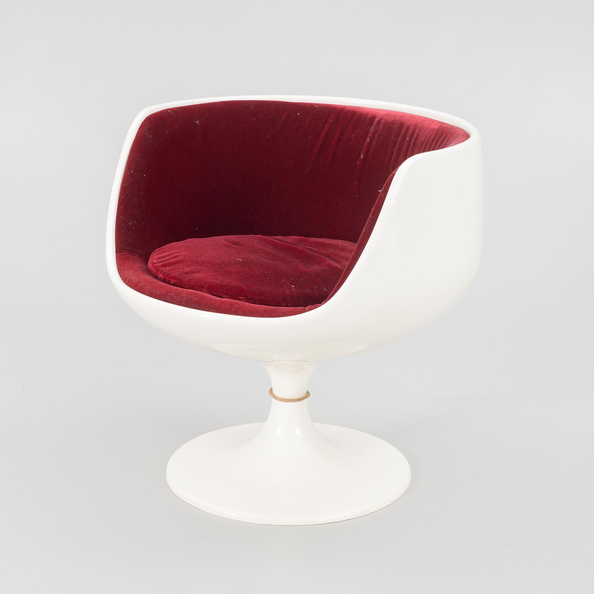 Eero Aarnio, fåtöljer, 4 st "Cognac", Artekno för Asko Oy, Finland, 1960/70-tal.