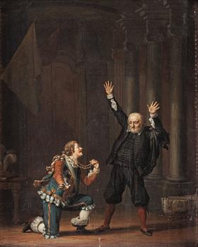 Pehr Hilleström, Scene from the drama Helmfelt, Act 5, Scene 4.