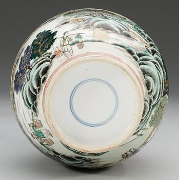 VAS, porslin. Sen Qing dynasti (1644-1912).