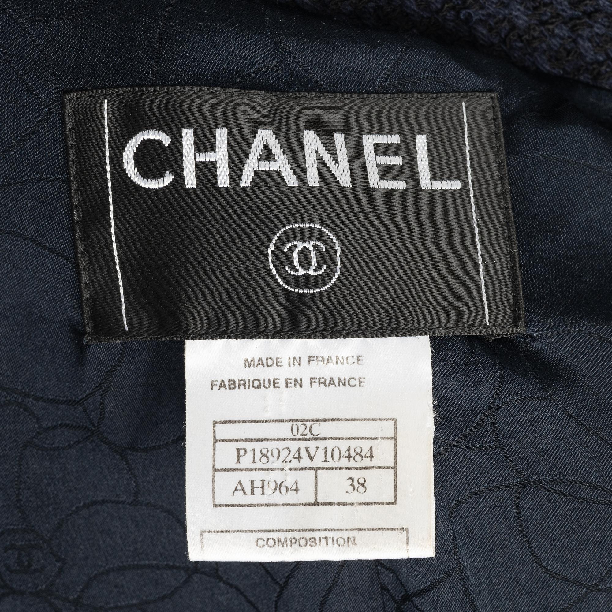 Chanel, kavaj, storlek Fr 38.