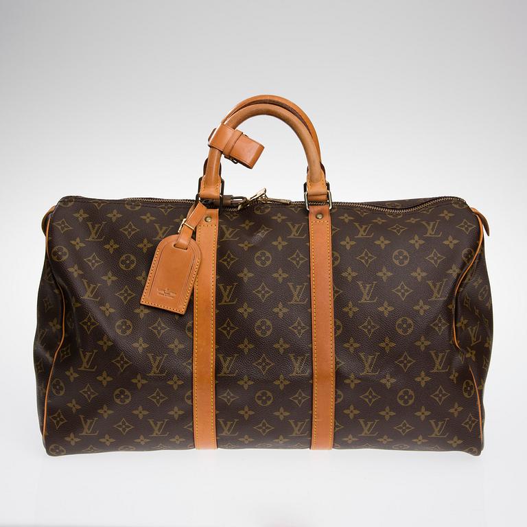 VÄSKA, "Keepall 50", Louis Vuitton.