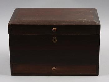 SOCKERTOPPSLÅDA, 1800-talets senare hälft.