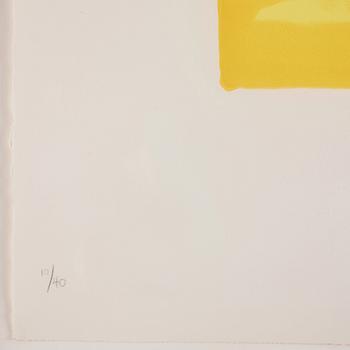 Jasper Johns, "Figure 1", ur: "Color numeral series".