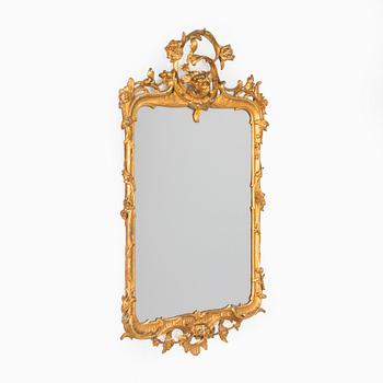 Mirror, Rococo style, second half of the 19th century.