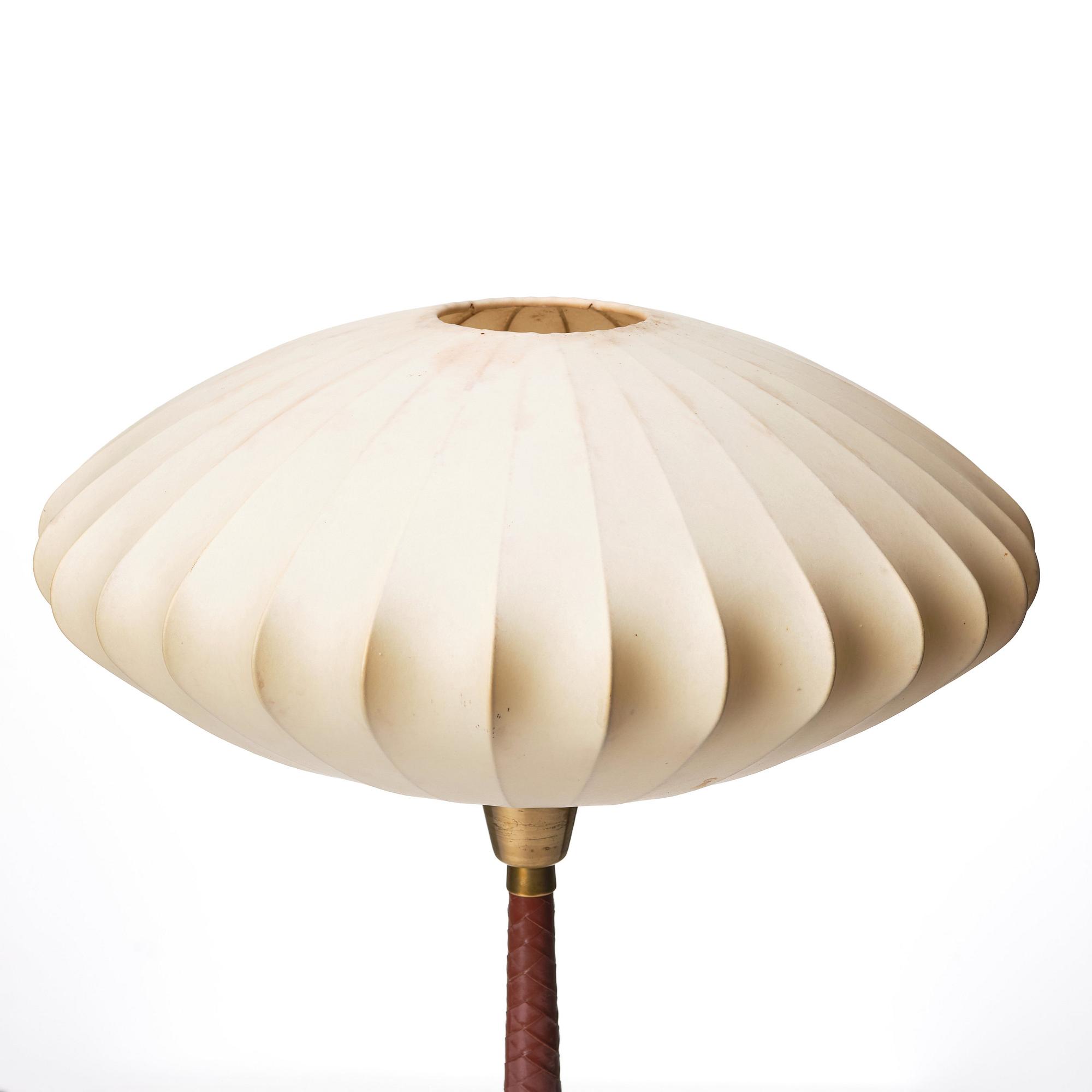 Hans Bergström, a pair of table lamps, model "701", ateljé Lyktan, Sweden, 1950s.