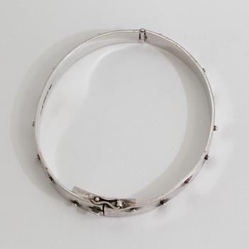 ARMBAND, stämplad AEK 916H, Helsingfors, 1966.