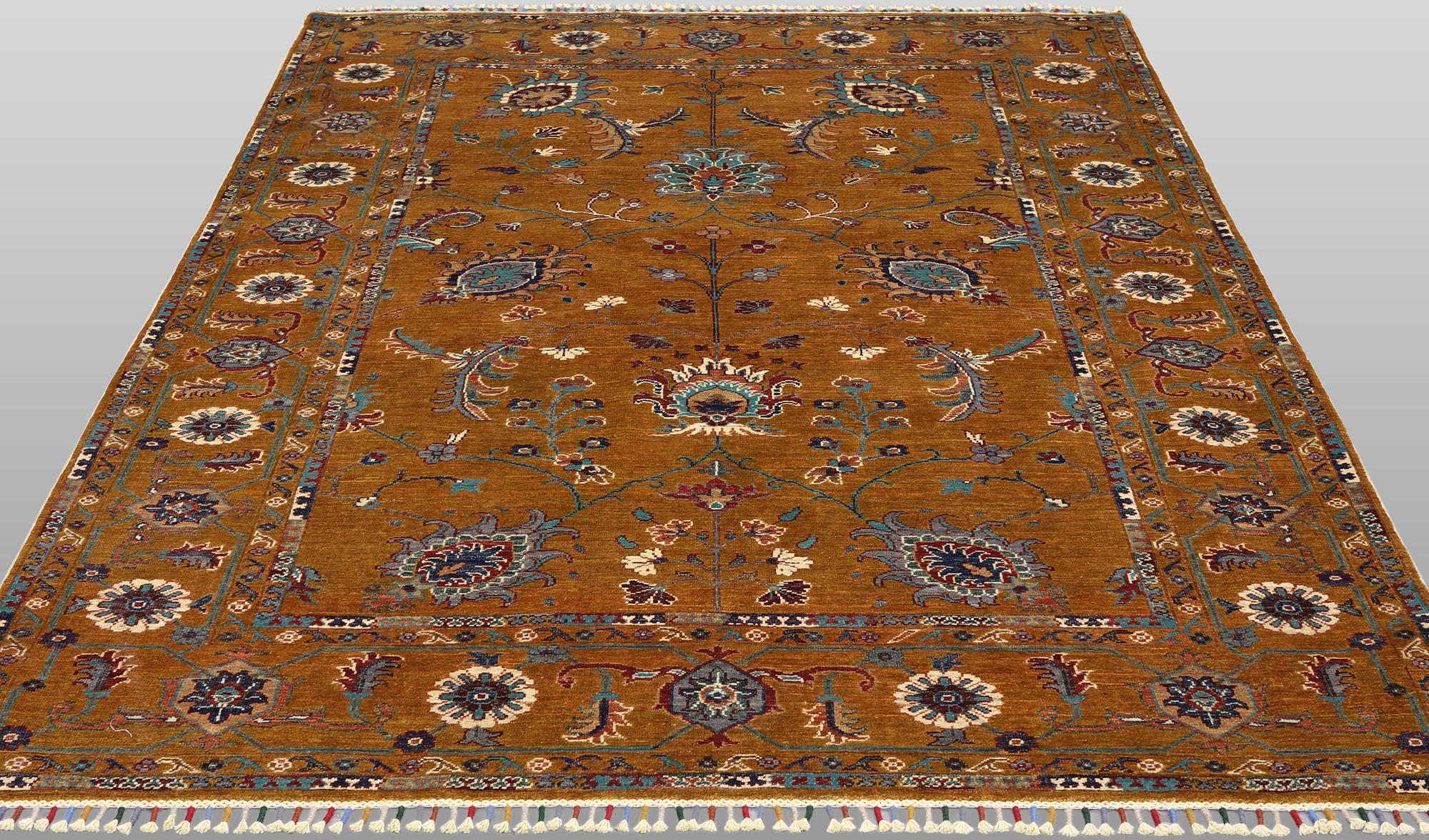 A rug, Ziegler design, approx. 245 x 182 cm.
