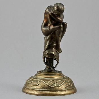 SKULPTUR, efter Maurice Bouval, brons, E. Colin & Co, Paris, 1900-tal.