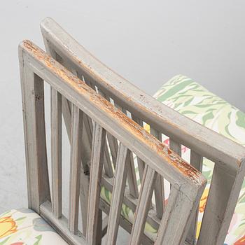 Chairs, 6, circa 1800.