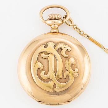 Zenith, pocket watch, hunter-case, 53 mm.