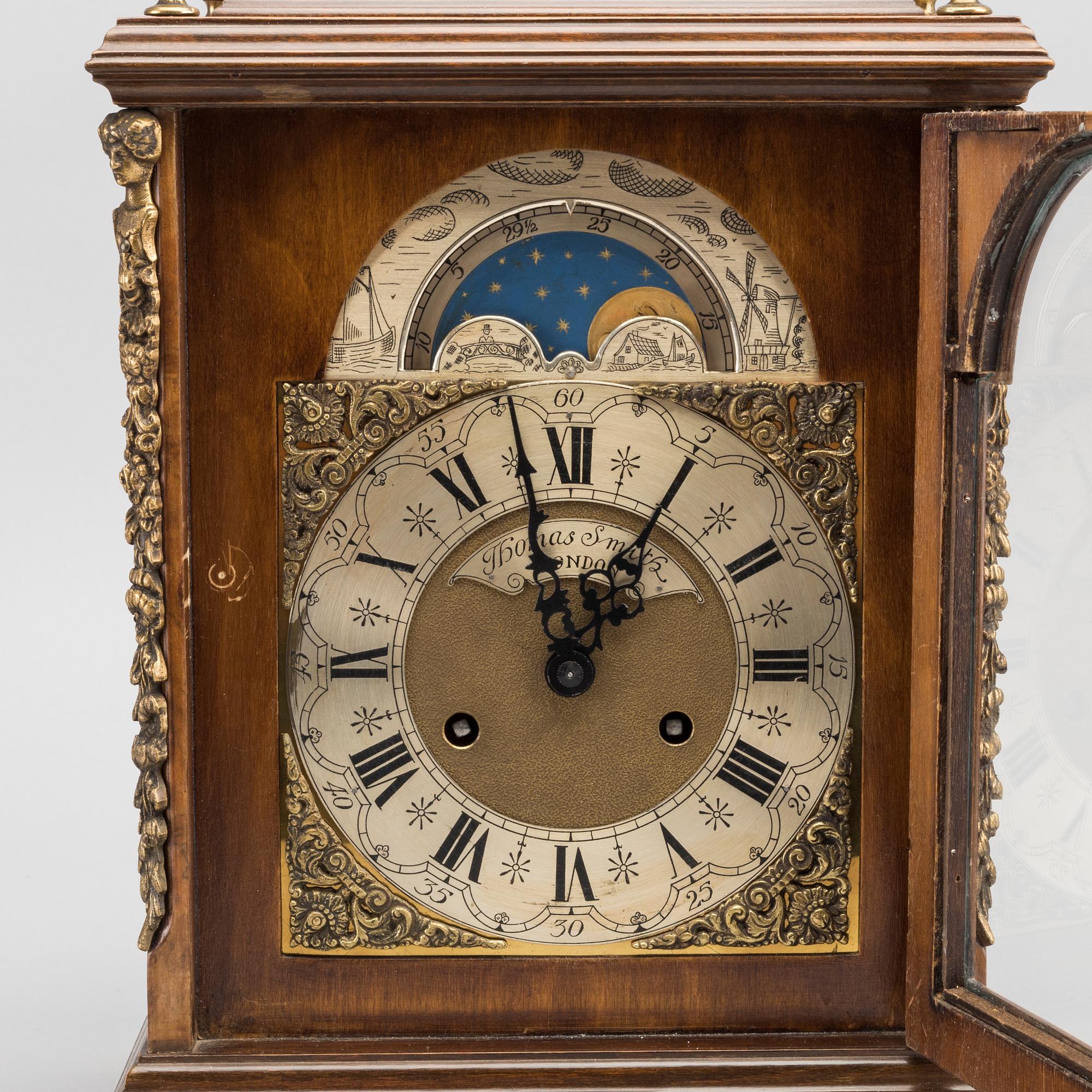 A clock by Thomas Smith, London, the middle of the 20th century.