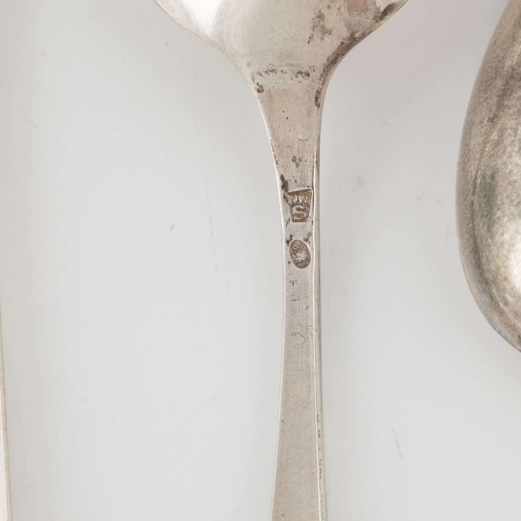 A 30-piece 800 silver cutlery, Warsaw, Poland, after 1920.