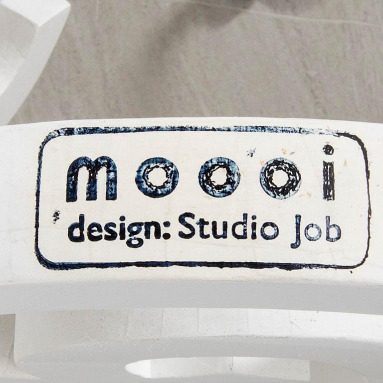 Studio Job, a pair ceiling chandelier, "Paper chandelier L" for Moooi 2000s.