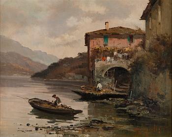 ERCOLE MAGROTTI, oil on canvas, signed.