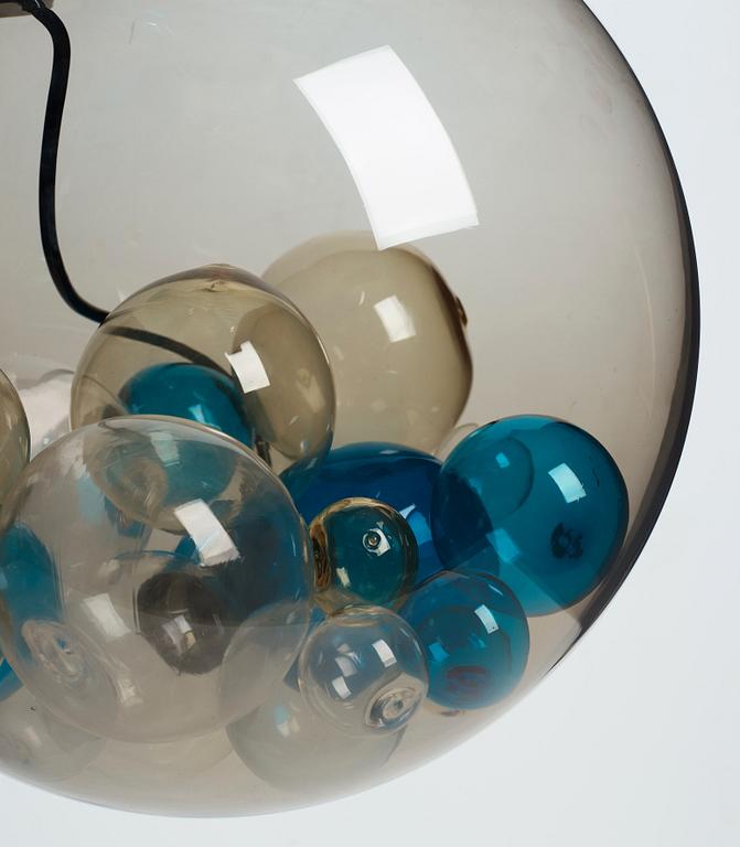 Paolo Venini, and Massimo Pistilli, a "Palotta" glass ceiling lamp, Venini, Italy 1960-70's.