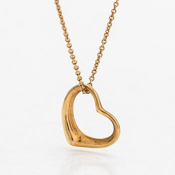 Tiffany & Co, Elsa Peretti, halsband, "Open Heart", 18K guld.