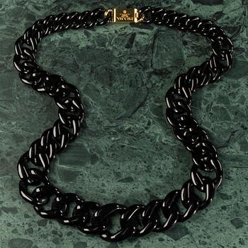 A necklace by PRADA.