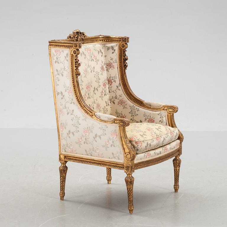 BERGÈRE, Louis XVI-stil, 1900-tal.