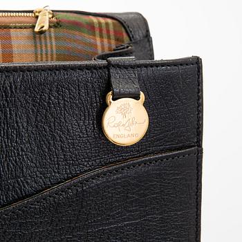 Mulberry, a leather briefcase.