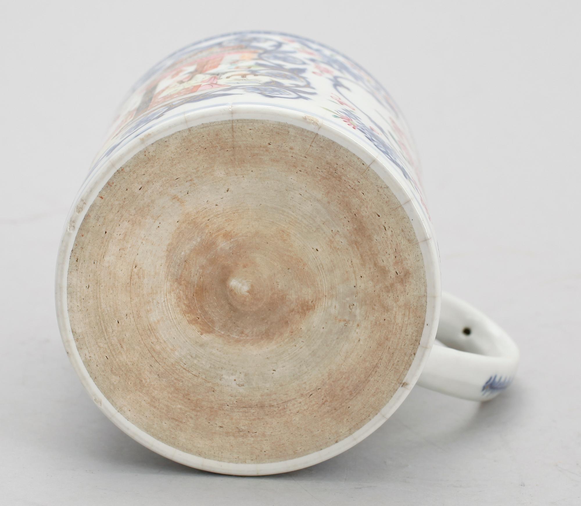 MUGG, porslin, Kina, Qianlong 1736-1795.