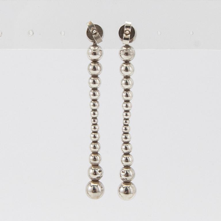 Georg Jensen, earrings, a pair, silver.