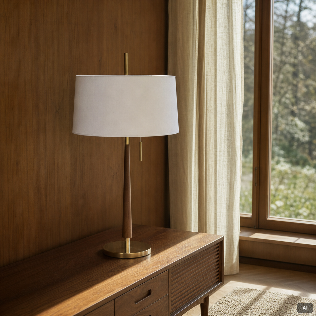 Gunnar Asplund, bordslampa, "GA6", Blond Belysning AB, 2000-tal.