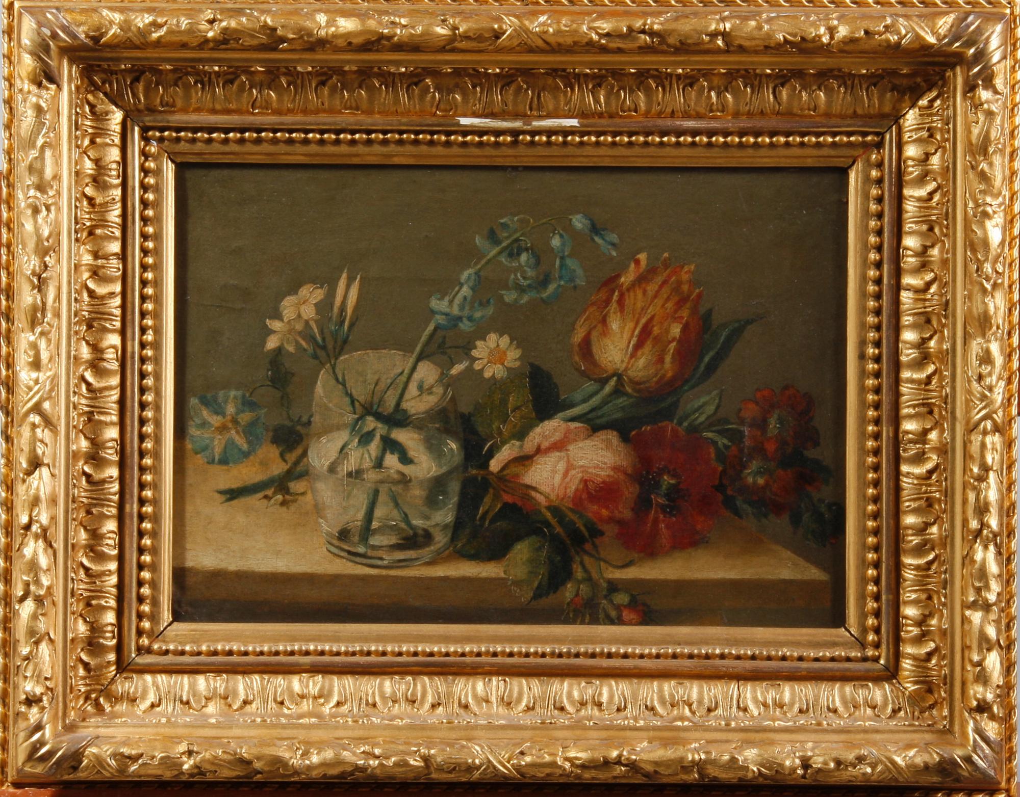 OKÄND KONSTNÄR, olja på duk. Otydl.sign o dat a tergo 1804.