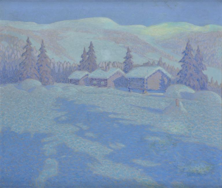 Bror Lindh, Winter Landscape.