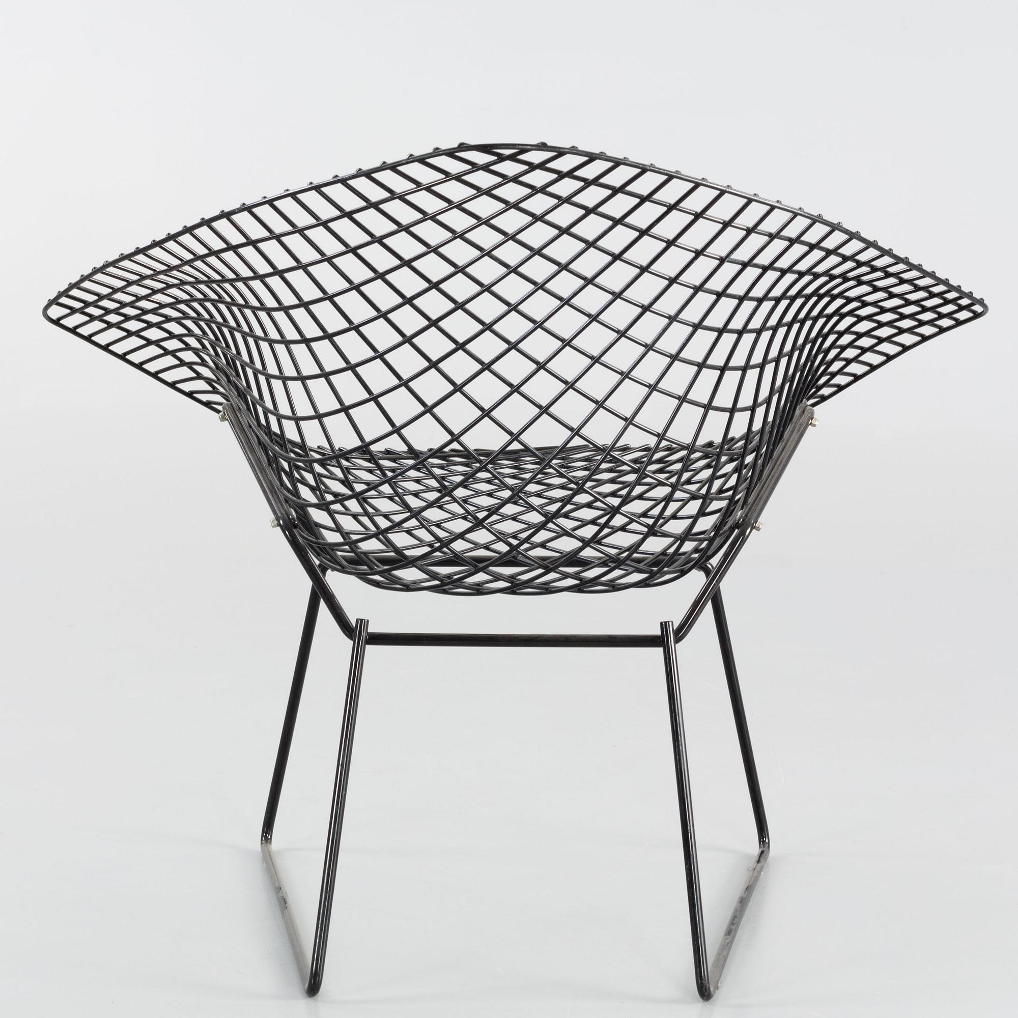 FÅTÖLJ, "Diamond chair", Harry Bertoia, Knoll.