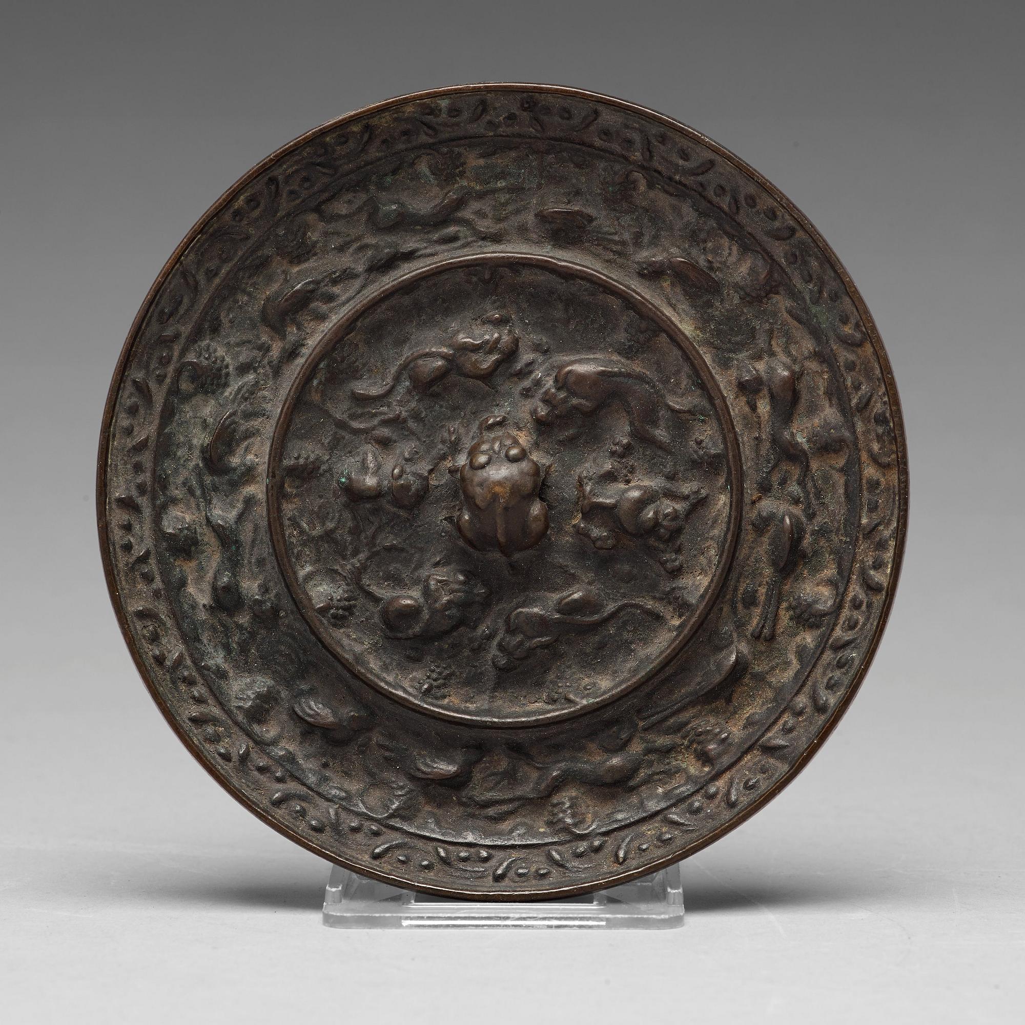 SPEGEL, brons. Tangdynastin (618-907).
