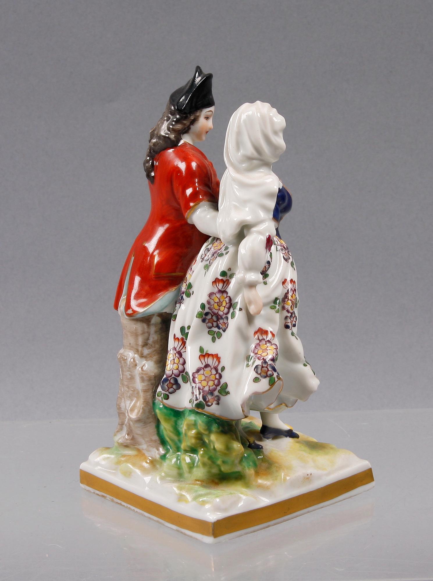 FIGURIN, porslin, Tyskland. 1900-tal.