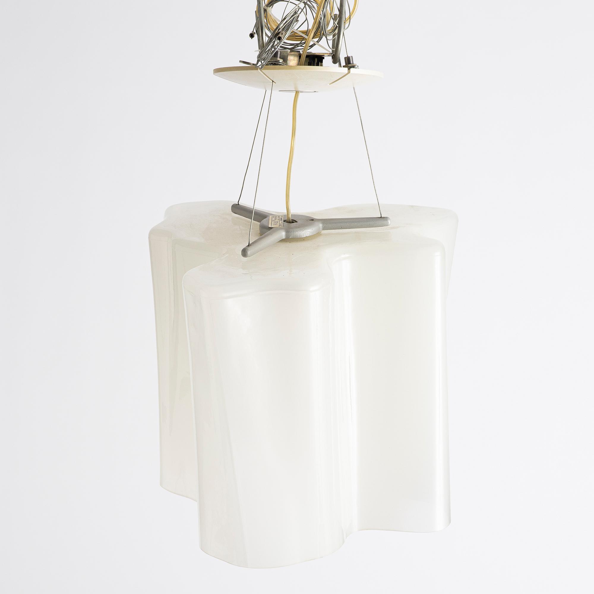 Michele De Lucchi and Gerhardt Reichert, ceiling lamp, "Logico", for Artemide, Italy, 21st century.