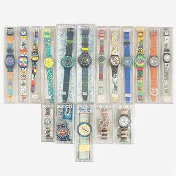 18 Swatch Watches, "No Reserve".