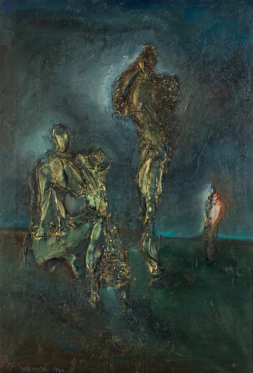 Jan Naliwajko, oil on canvas, signed and dated 1966.