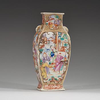 A famille rose 'Rockefeller pattern' vase, Qing dynasty, Qianlong (1736-95).