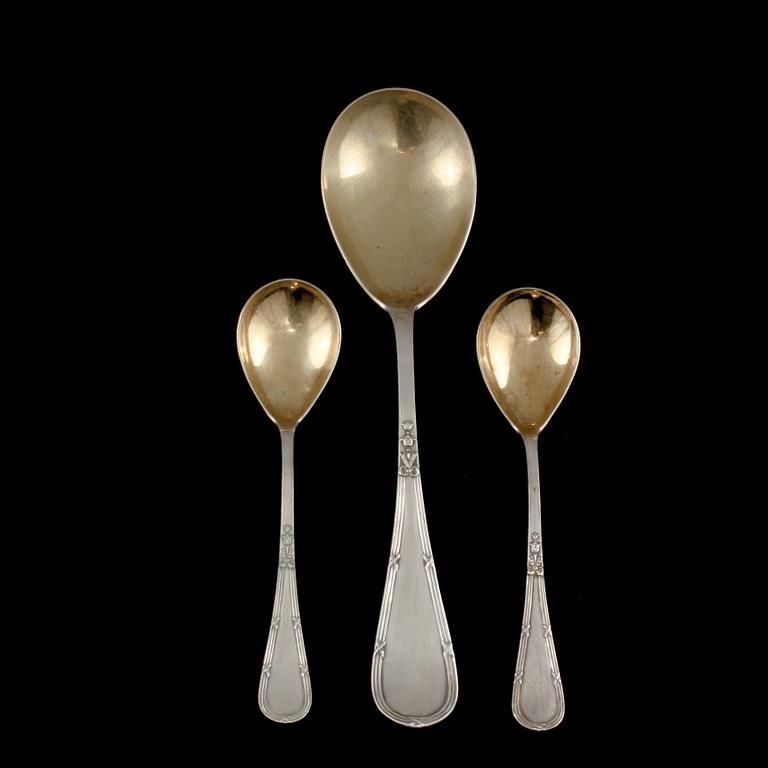 SKEDAR, 3 st, silver, GAB, Stockholm, 1929/30.