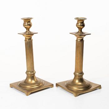 Skultuna Messingsbruk, Candlesticks, a pair, early 20th century.