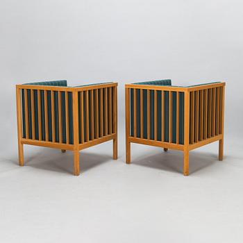 Åke Axelsson, a pair of 'Neptunus' armchairs, Galleri Stolen, Sweden.