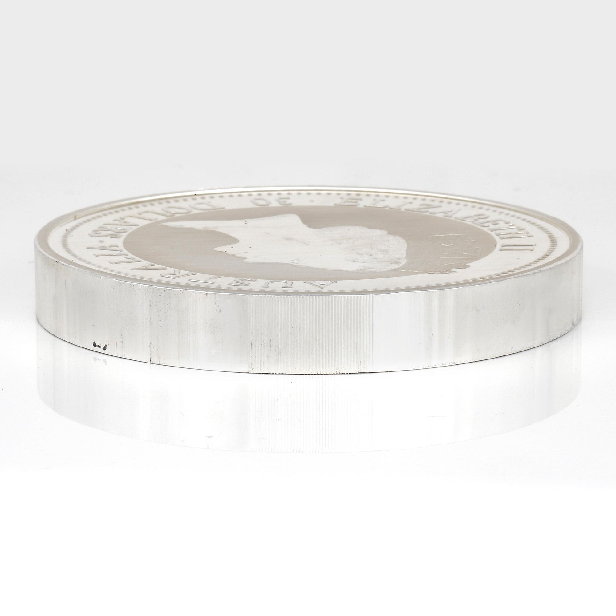 SILVERMYNT, 30 dollars, Elizabeth II, Australien, 1996. Vikt 1 kg.