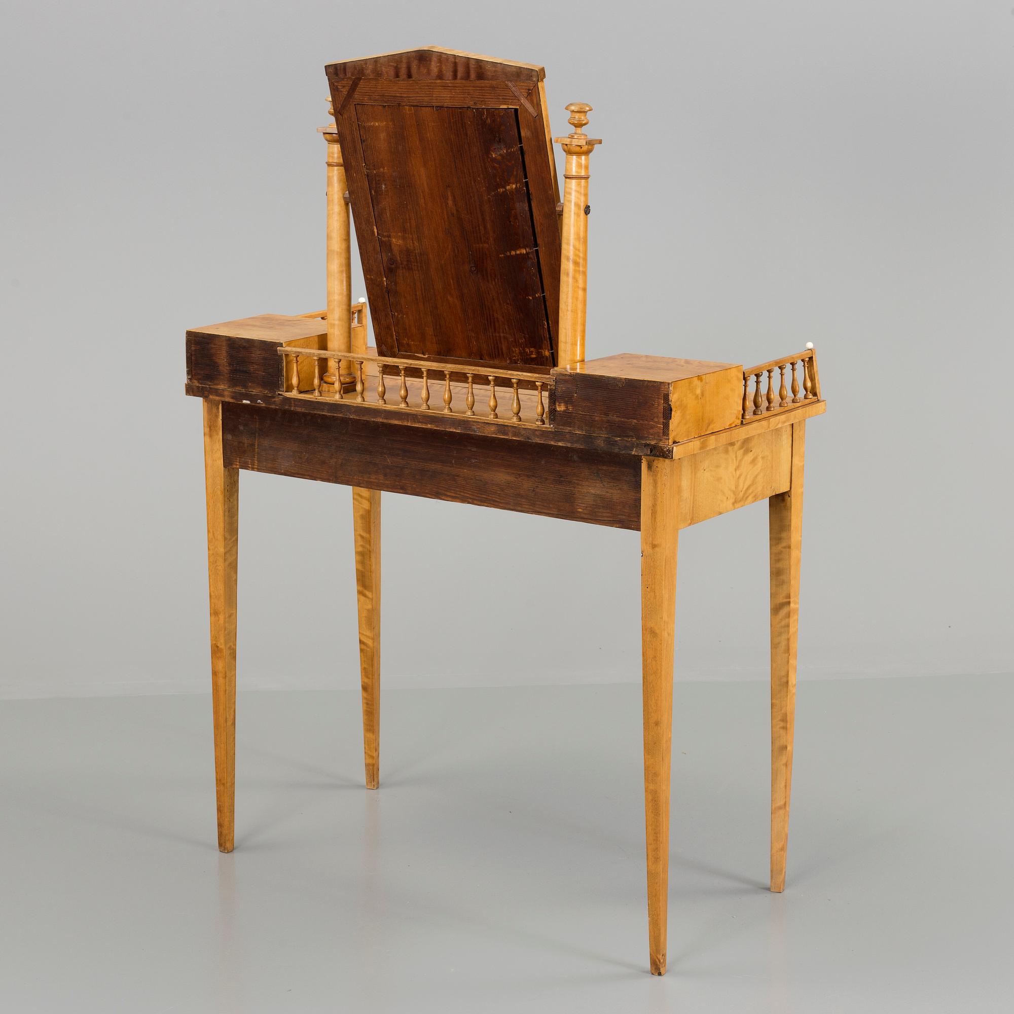 A mid 19th century toilet table.