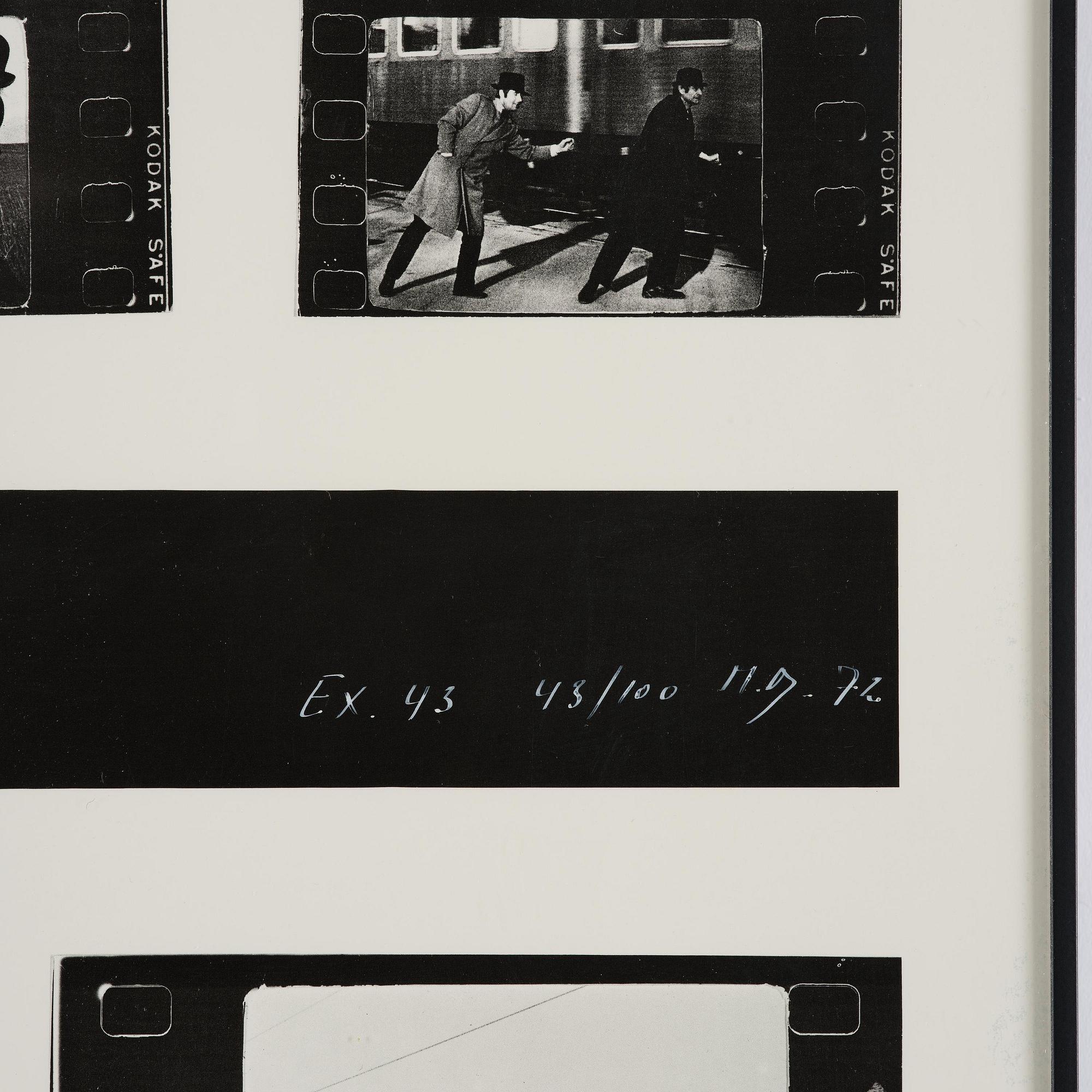 Marcel Broodthaers, "Ein Eisenbahnüberfall".