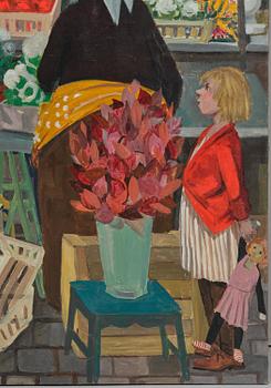 Pelle Åberg, "Torghandel på Hötorget".