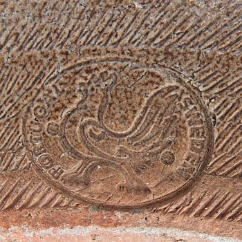 Signe Persson-Melin, ytterfoder/skål signerad och daterad 1978 Campos Filhos, Portugal.