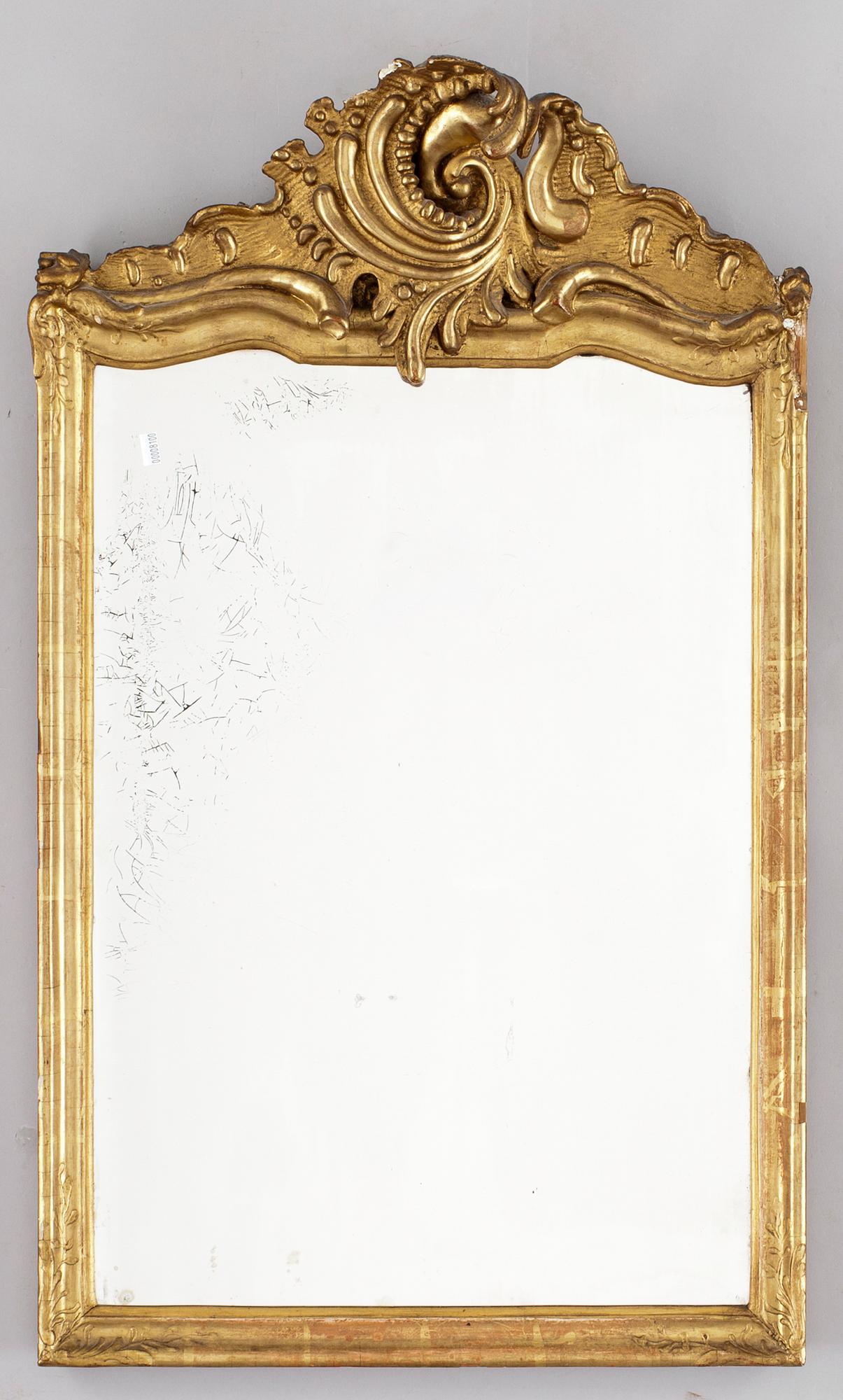 SPEGEL, rokoko, troligen Tyskland, 1700-talets andra hälft.