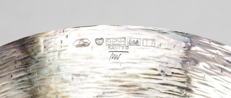 SKÅL, silver, Tapio Wirkkala, Finland, 1972. Vikt ca 307 g.