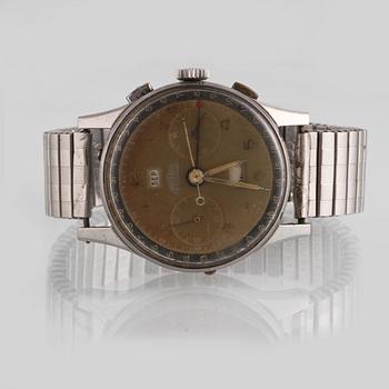 ARMBANDSUR, Omega, Seamaster, guld på stål.