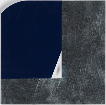GUNNAR ÅNGER, painted wood and zinc plate, 4, one signed and dated 95 verso.