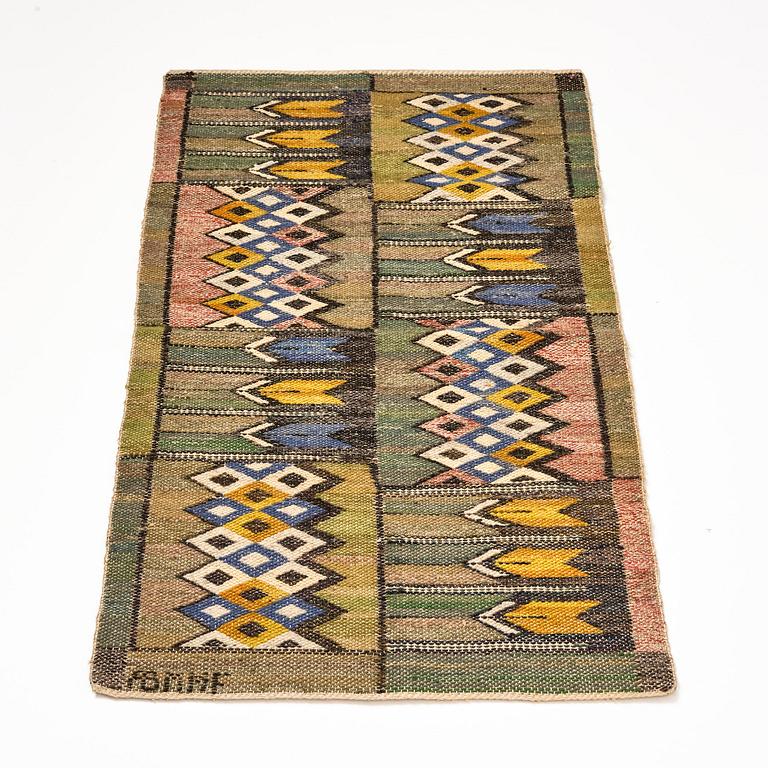 Märta Måås-Fjetterström, a "Crocus" textile, ca. 41 x 80 cm, signed AB MMF.